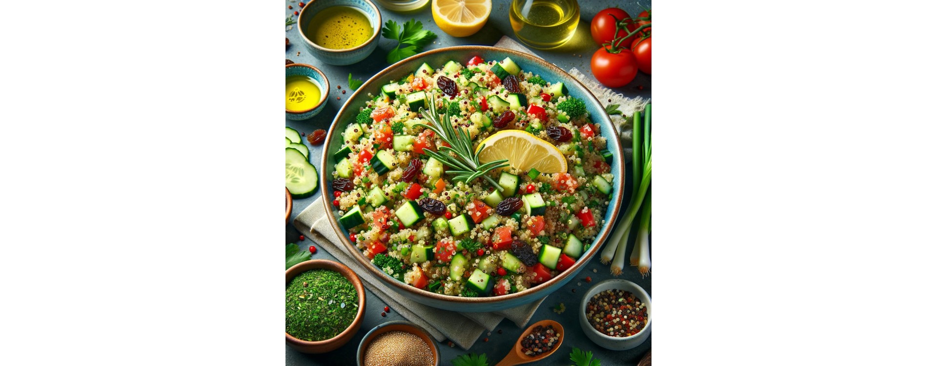 Taboulé au Quinoa et Hydrolat de Romarin